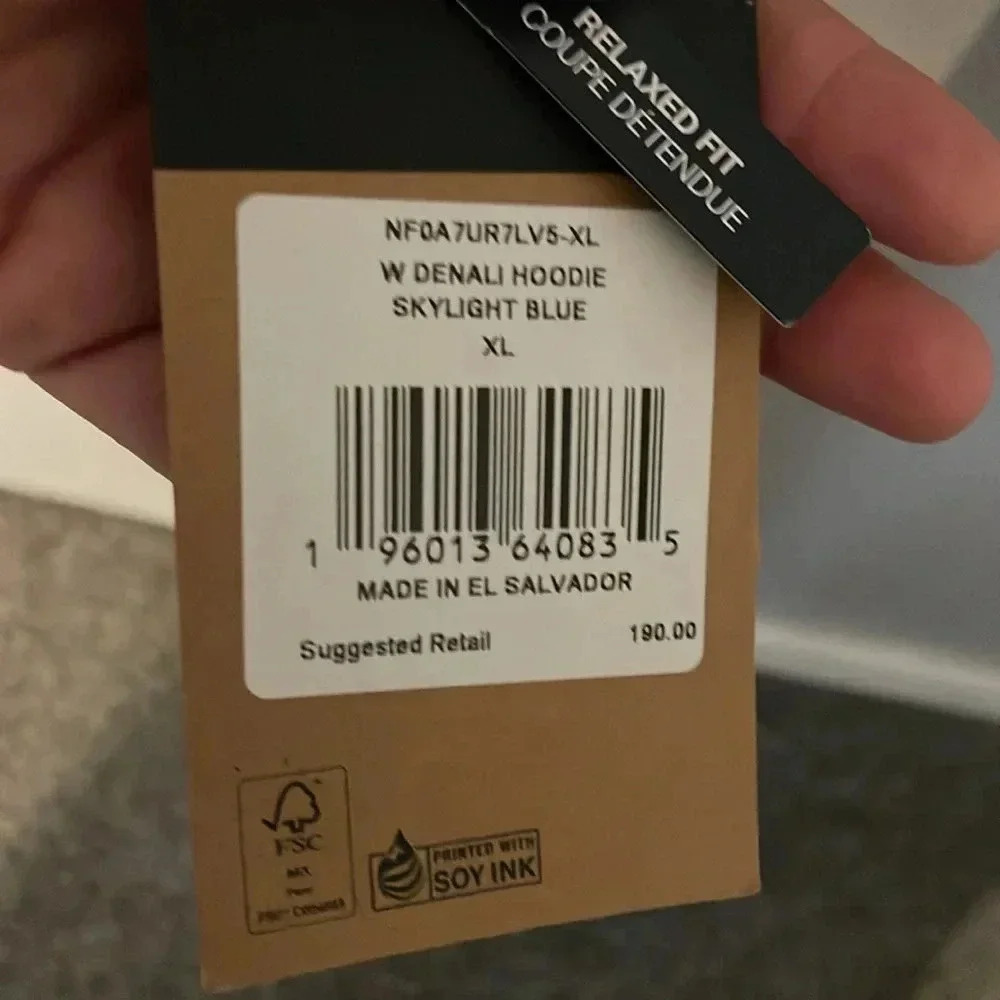 North Face size XL mint green and black - Picture 5 of 7